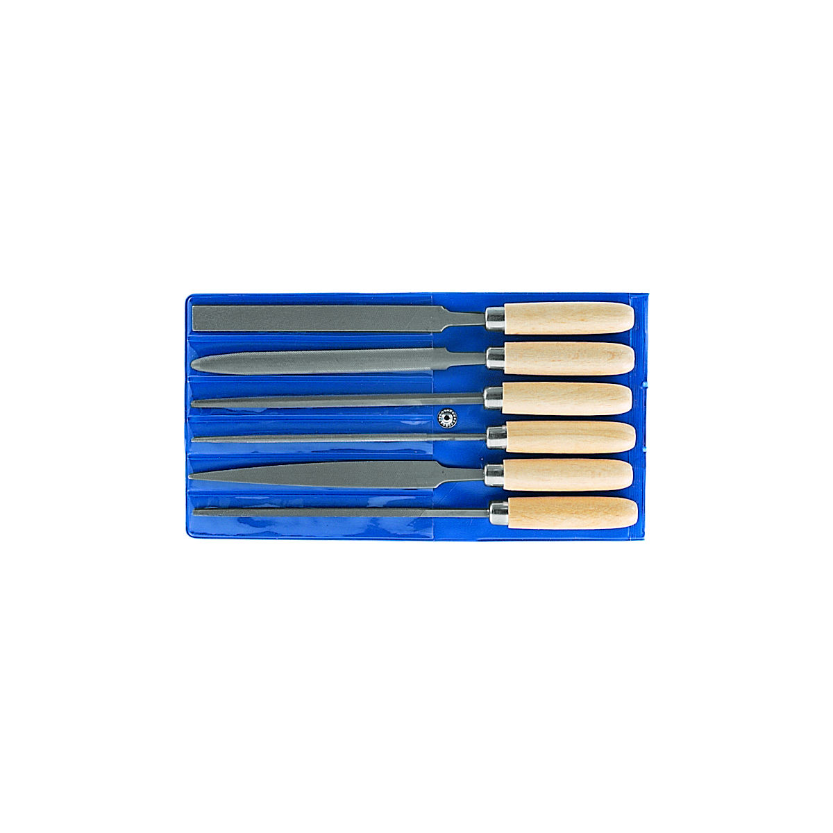 Schlüsselfeilen-Satz, 6-teilig in Kunststofftasche