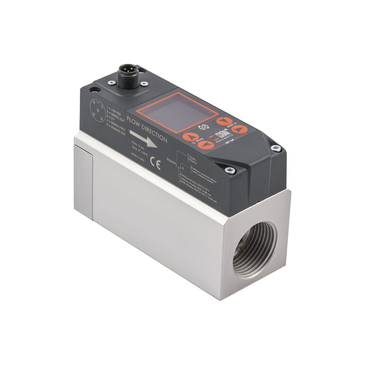 Durchflussmesser »FLUX«, BG 2, Display/Drucksensor/WiFi