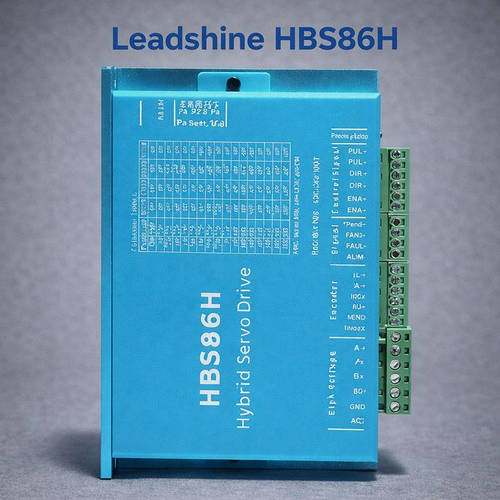 Драйвер крокового двигуна Leadshine HBS86H з енкодером — гібридний сервопривід для ЧПУ