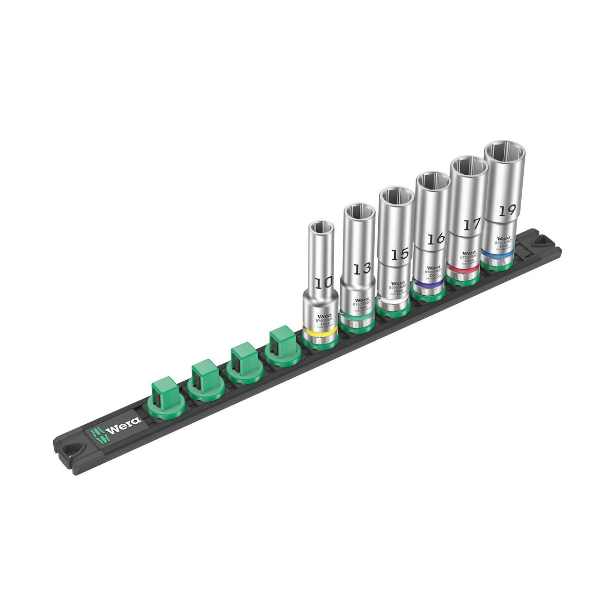 Nuss-Magnetleiste C Deep 1 Steckschlüsseleinsatz-Satz, 1/2″-Antrieb, 6-teilig