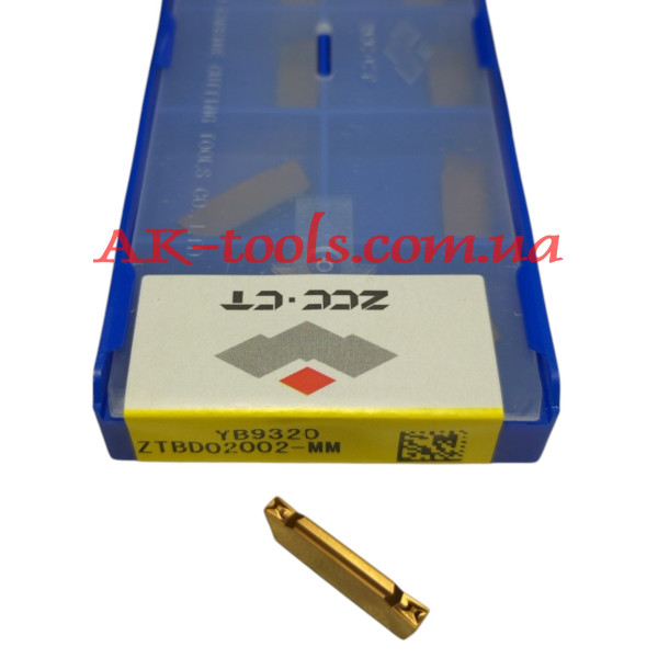 ВІДРІЗНІ ПЛАСТИНИ · ZTBD02002-MМ YB9320 ZCC-Original