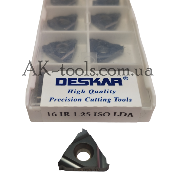IR-різьбова пластина · 16IR-1.25 ISO LDA