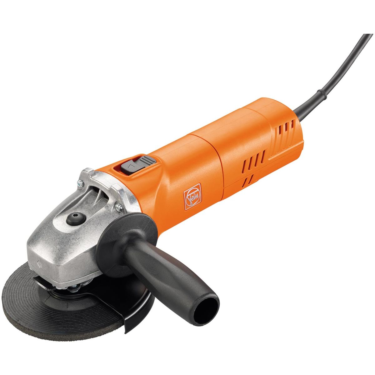 Fein Elektro-Winkelschleifer CG, M14 Schleifspindelgewinde, für 125 mm Scheiben ⌀, mit Wiederanlaufsperre, mit Anti-Vibrationsgriff