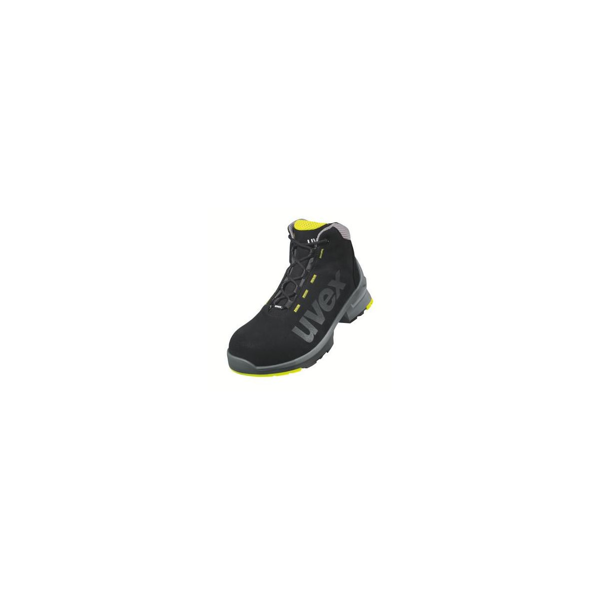uvex 1 Stiefel S2 schwarz/gelb Weite 14 Größe 36