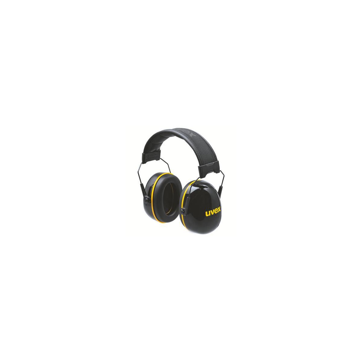 Kapselgehörschutz uvex K20 schwarz/gelb SNR 33 dB