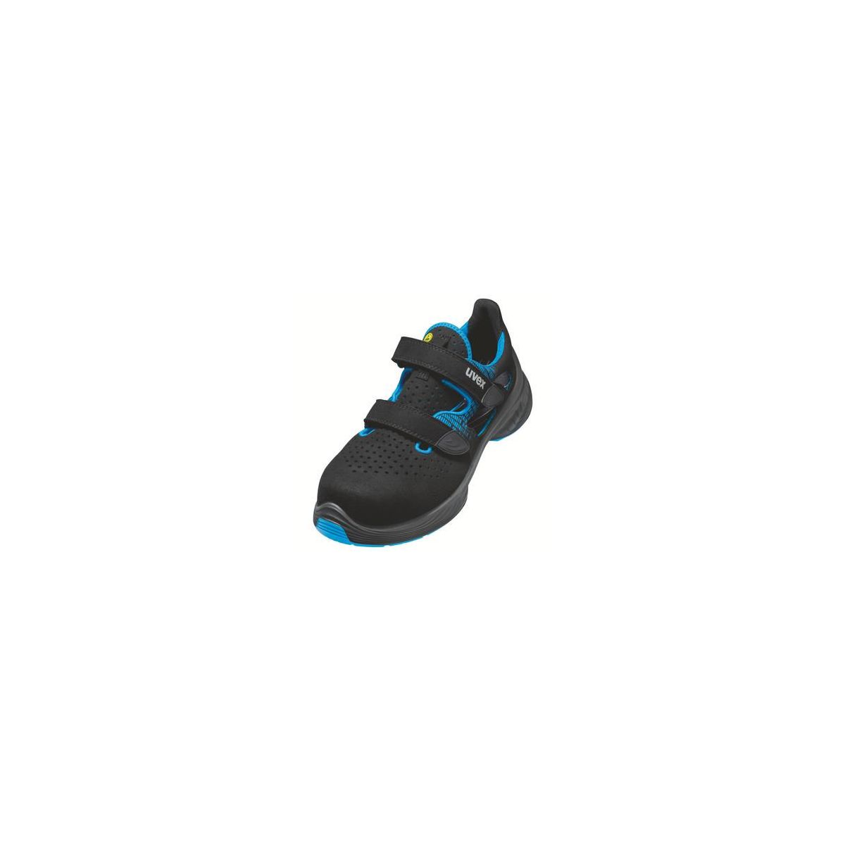 uvex 1 G2 Sandalen S1 blau/schwarz Weite 12 Größe 44