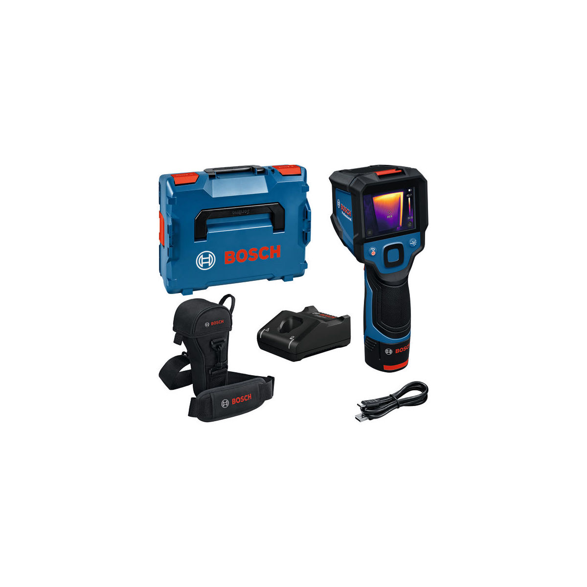 Wärmebildkamera GTC 12V-450-13, 1 x Akku GBA 12V 2.0Ah in L-BOXX