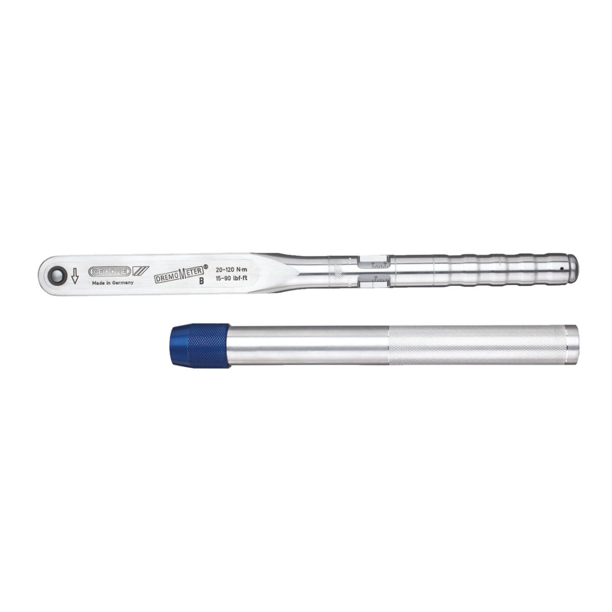 Drehmomentschlüssel DREMOMETER BR 1/2″ 25-120 Nm mit Alu-Verl.Rohr
