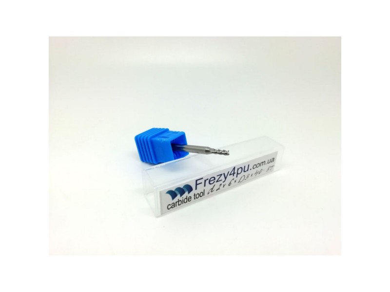 Фреза по алюмінію d2*6*D3*40-3Т