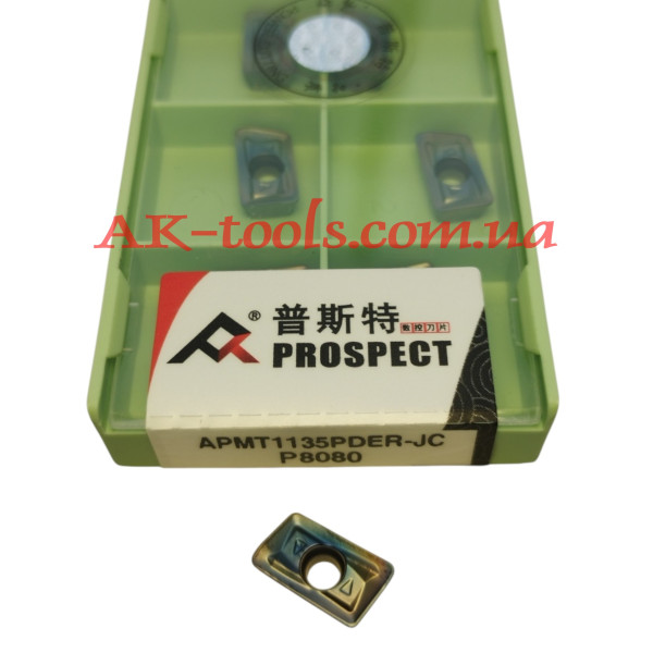 ФРЕЗЕРНІ СВЕРДЛИЛЬНІ ПЛАСТИНИ · APMT1135PDER-JC P8080