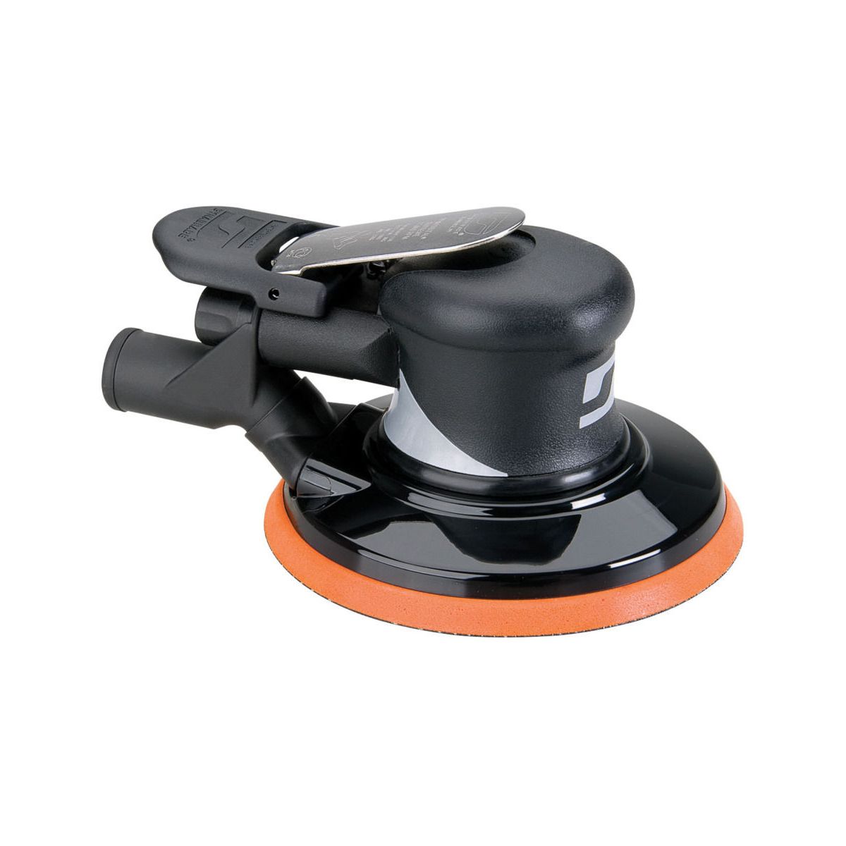Dynorbital Supreme Exzenterschleifer mit kleinem Griff, 6″ (152 mm) Durchmesser, für Zentralstaubsauganlagen, mit Schleifpad 54340