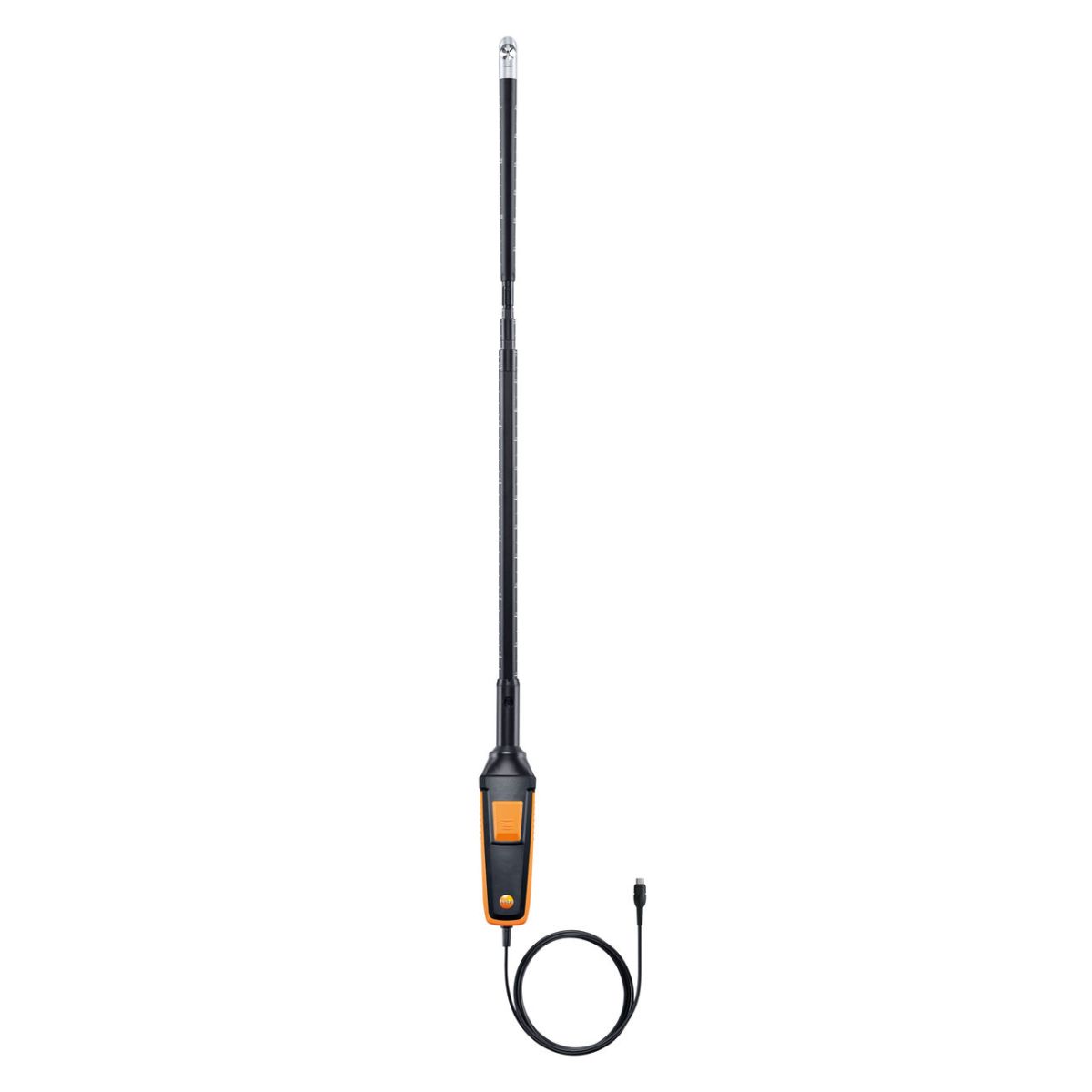 Flügelrad-Sonde, Ø 16 mm (digital) - inkl. Temperatursensor, kabelgebunden