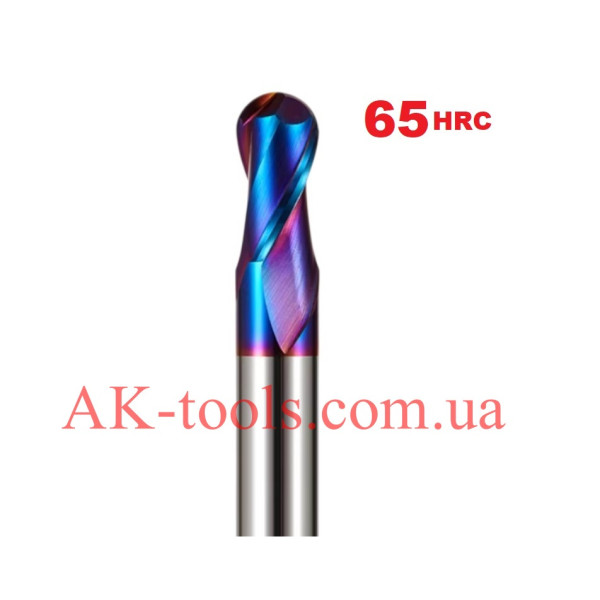 ФРЕЗИ РАДІУСНІ · R3*D6*50L*2F-65HRC