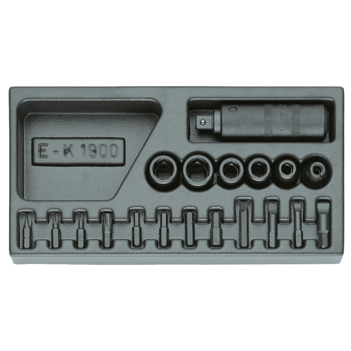 Schraubenlöser-Sortiment 1/2″ in 1/3 ES-Modul