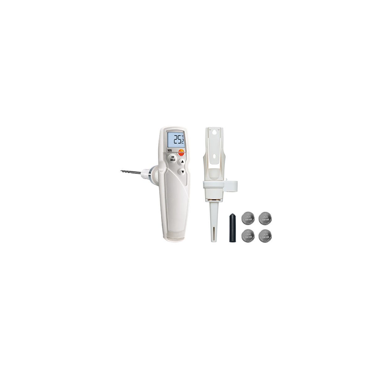 testo 105 - Einhand-Thermometer mit Gefriergut-Messspitze