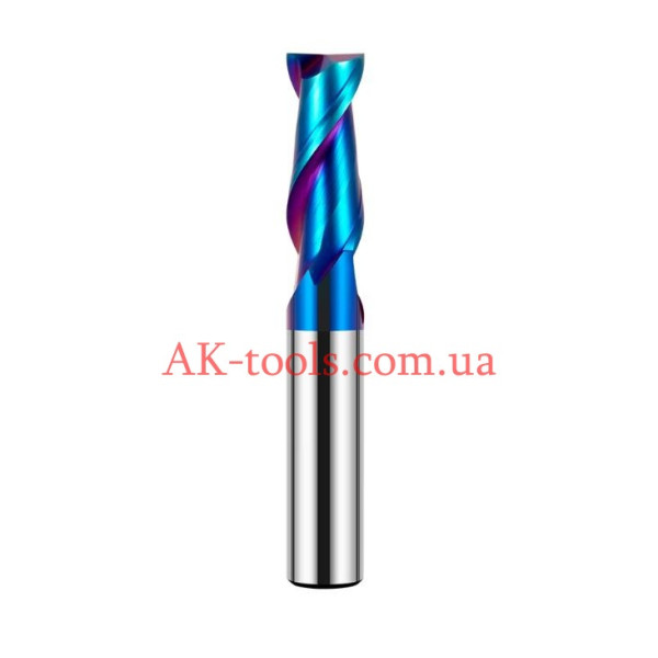 ТВЕРДОСПЛАВНІ 2-пера · D2*6*D4*50L*2F 65HRC