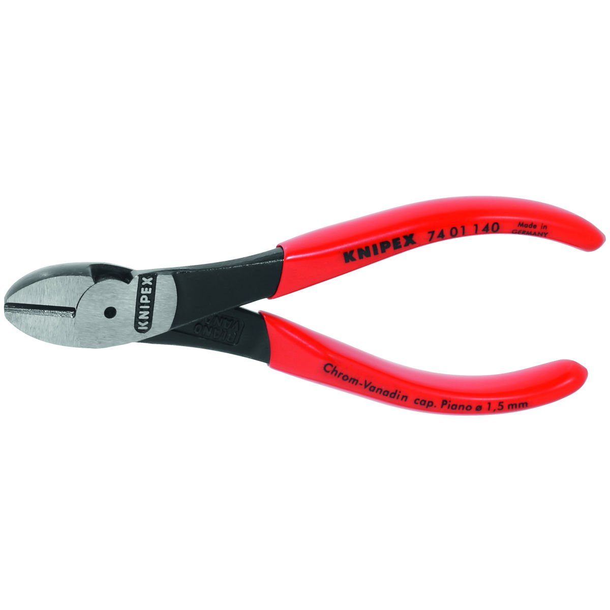 Kraft-Seitenschneider, poliert, ganze Länge: 140mm