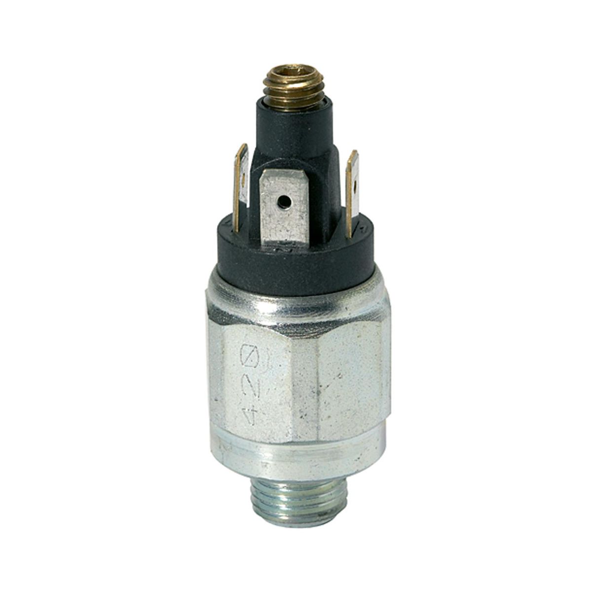 Druckschalter, Wechselkontakt, Stahl verzinkt, 42 V, G 1/4, 10-70 bar