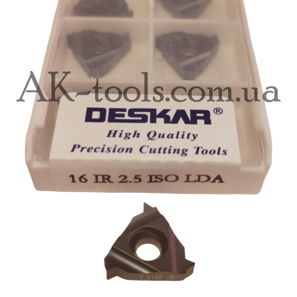 IR-різьбова пластина · 16IR-2.5 ISO LDA