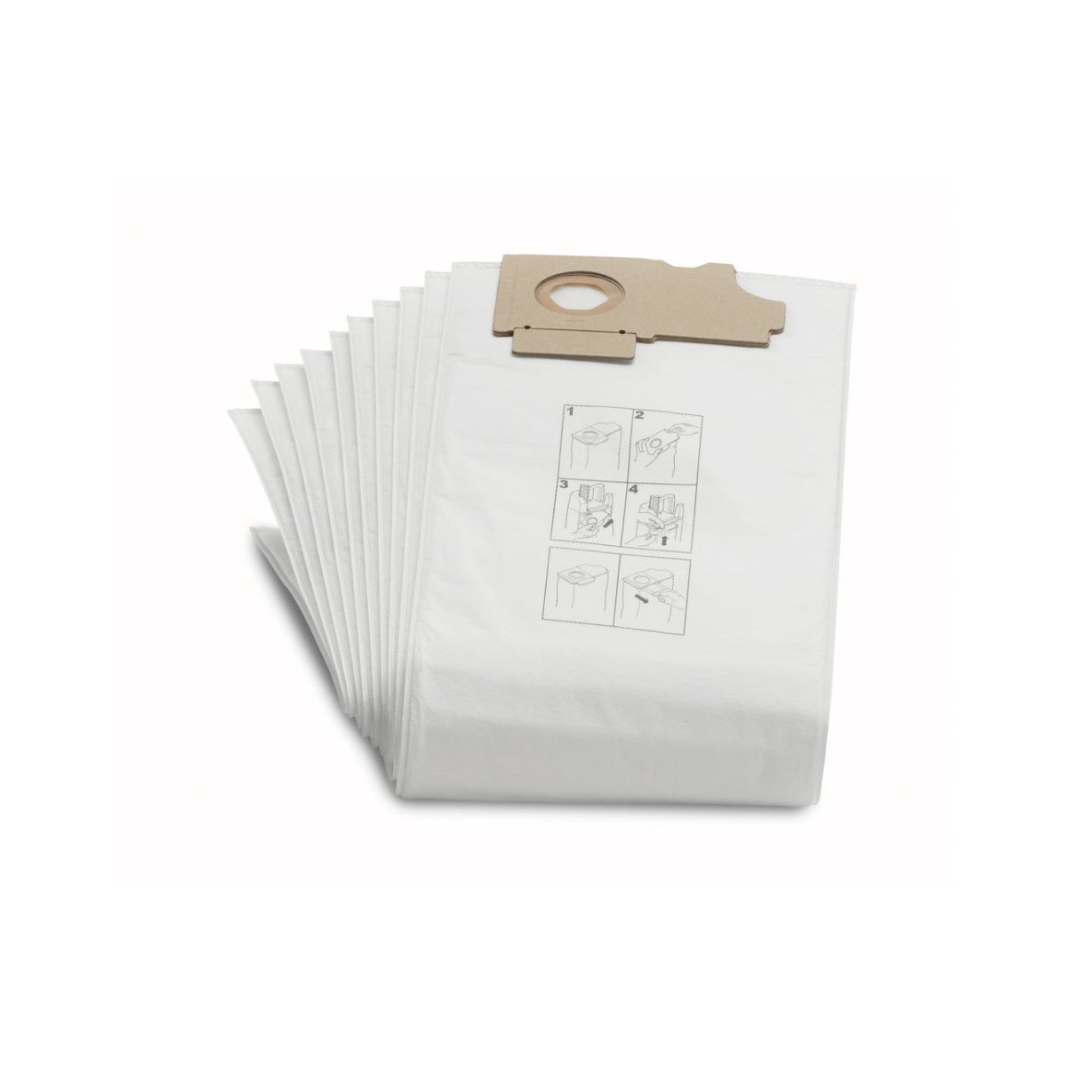 Vliesfiltertüten 3-lagig 10 St.