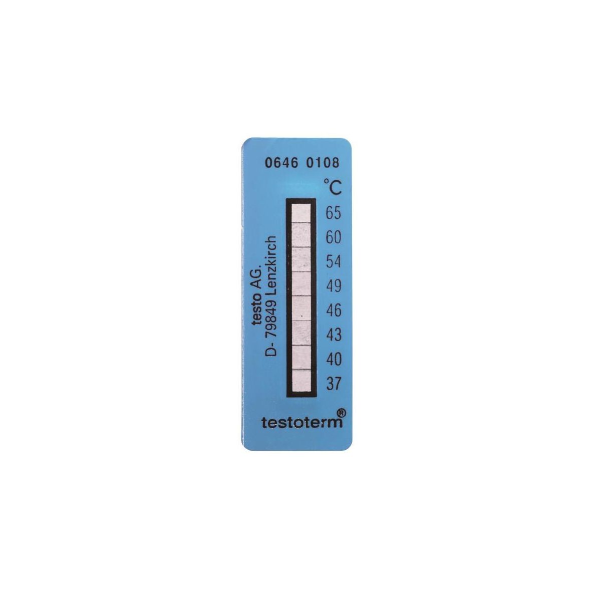 testoterm - Temperaturmessstreifen (+37 ... +65 °C)