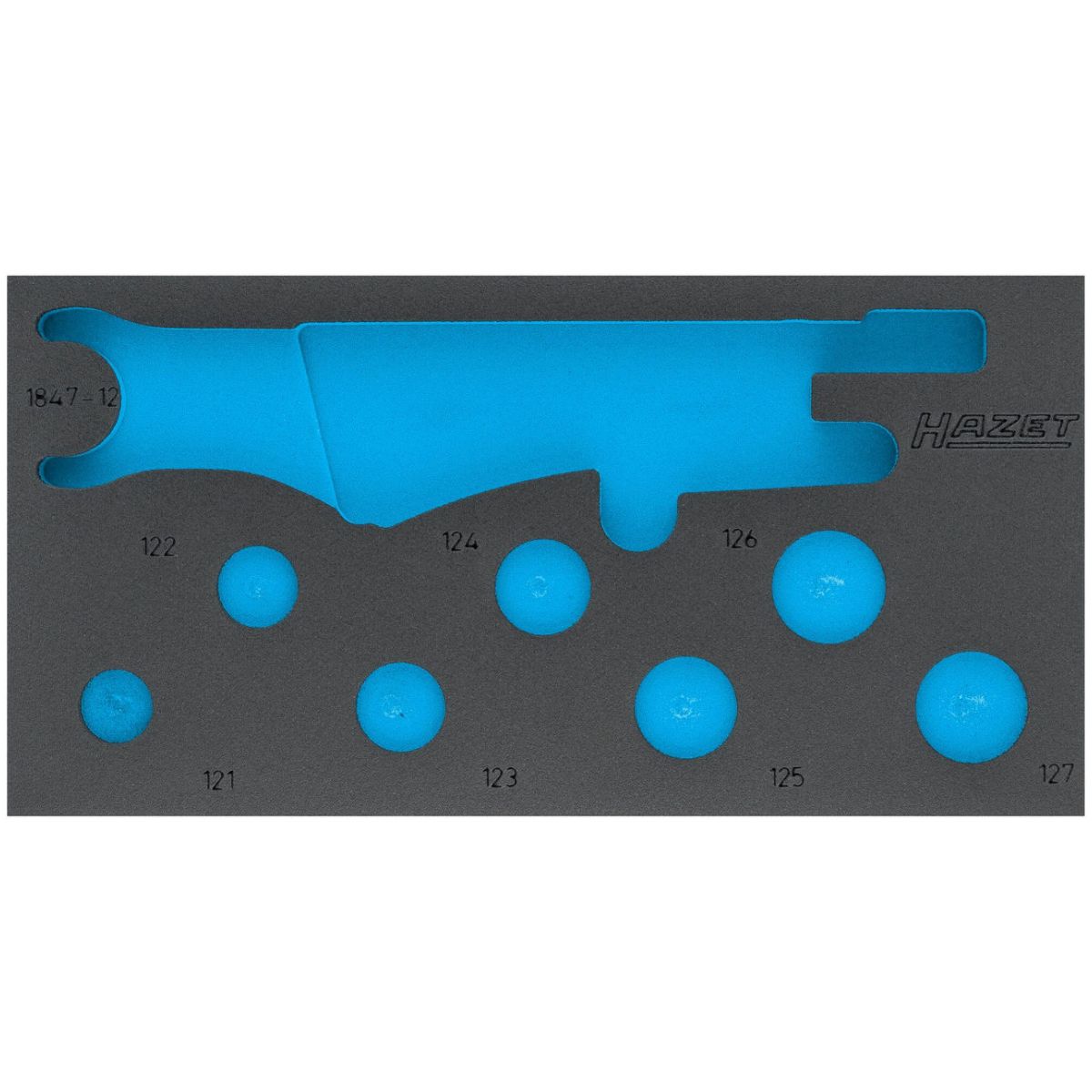 2-Komponenten Weichschaumeinlage ∙ L x B: 342 mm x 172 mm