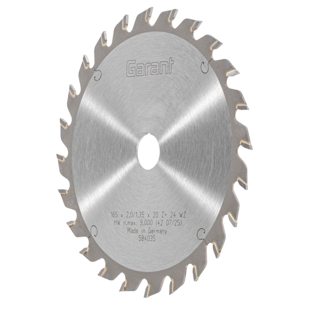 Kreissägeblatt Holz, Wechselzahn mittel, Blatt-⌀ D: 165mm
