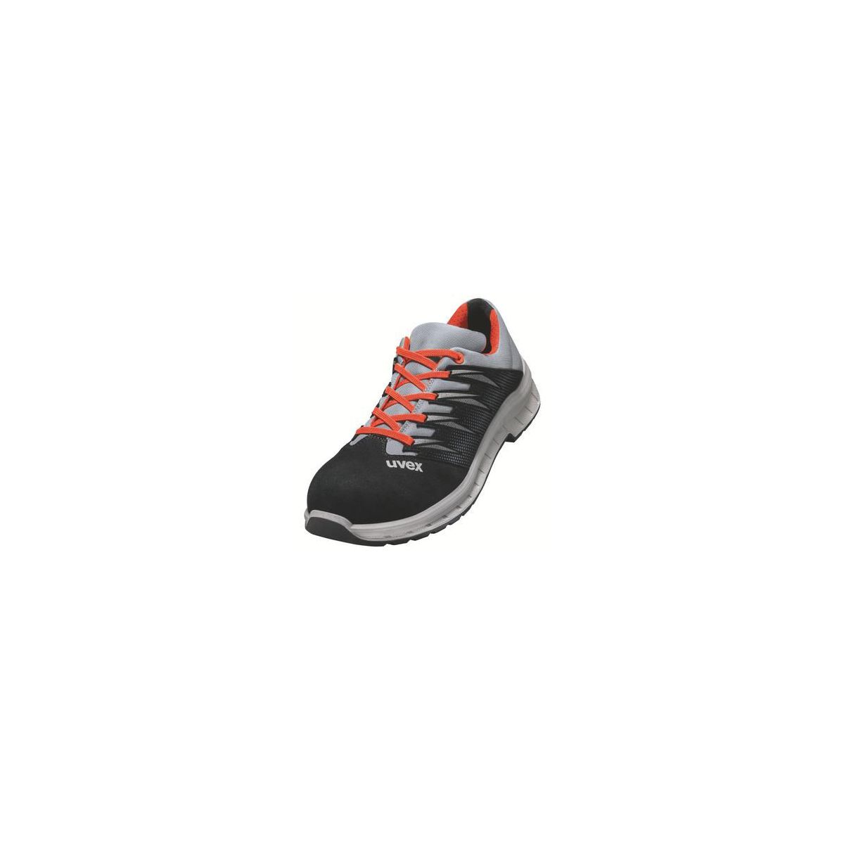 uvex 2 trend Halbschuhe S2 schwarz/grau/rot Weite 10 Größe 49