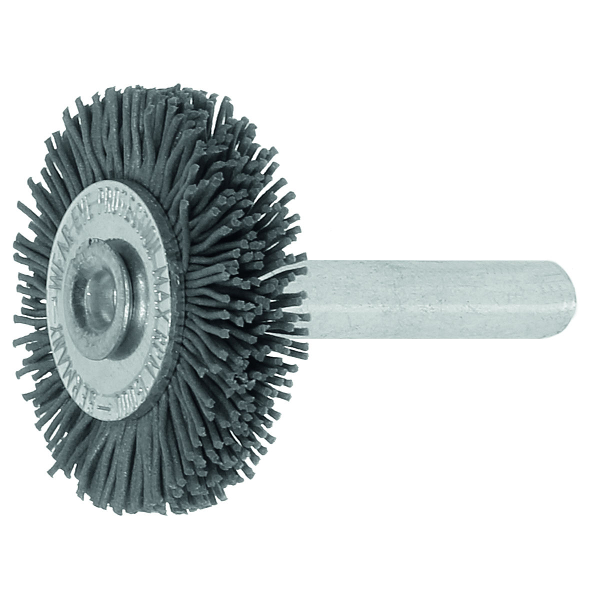 Schaft-Rundbürste mikroabrasiv, SiC Korn 320, Bürsten-⌀ D 1 ×Besatzbreite L 1 : 30X6mm