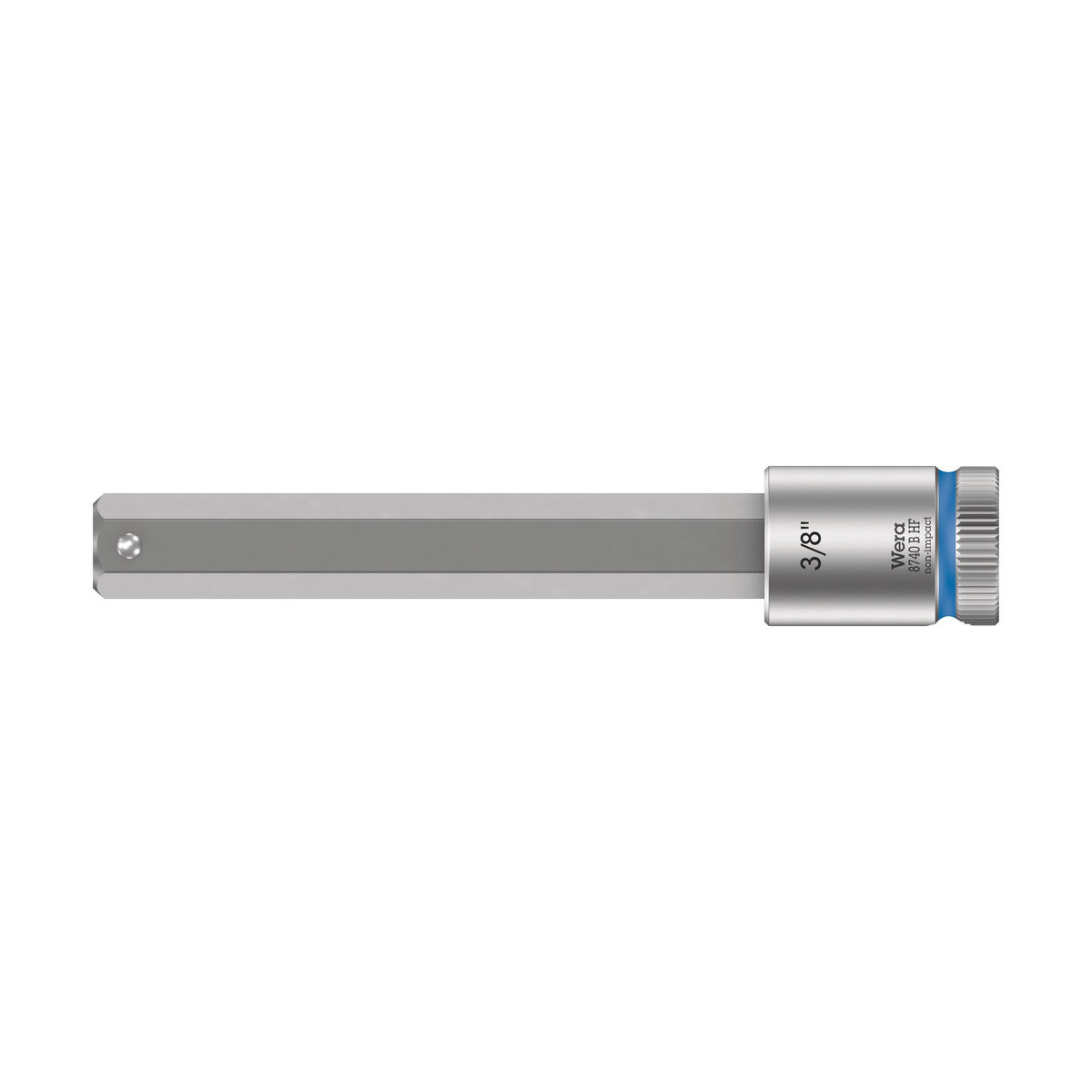 8740 B HF Zyklop Bitnuss mit 3/8″-Antrieb, mit Haltefunktion für Innensechskantschrauben, 3/8″ x 100 mm