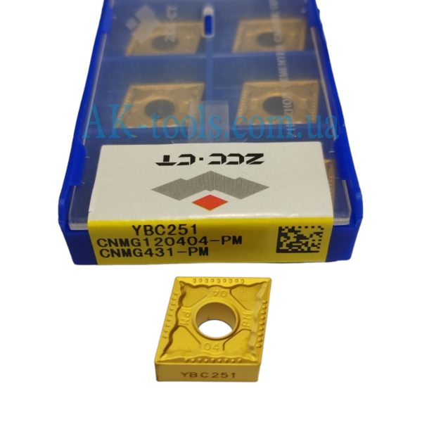 80° CNMG+ССМT · CNMG120404-PM YBC251 ZCC Original