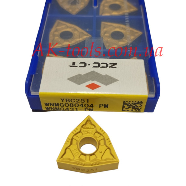 80° WNMG · WNMG080404-PM YBC251 Zcc Original