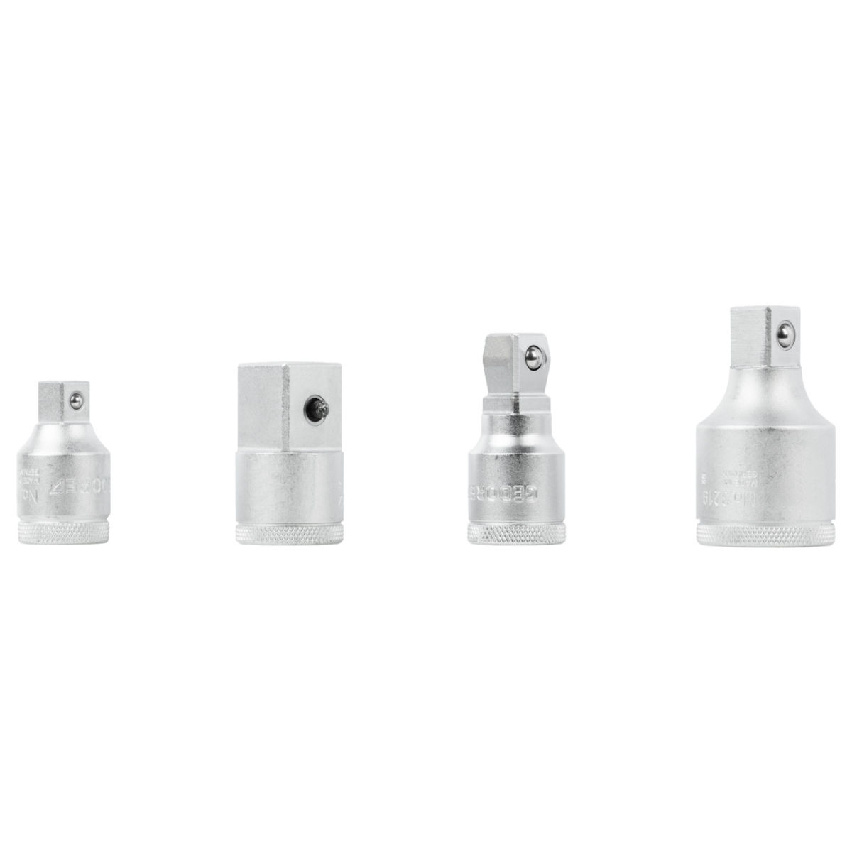 Adapter-Satz 3/8″-3/4″ + Verlängerung 1/2″ 4-teilig