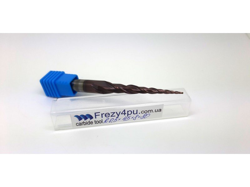 Фреза конусна R0.5 D8 L80/45