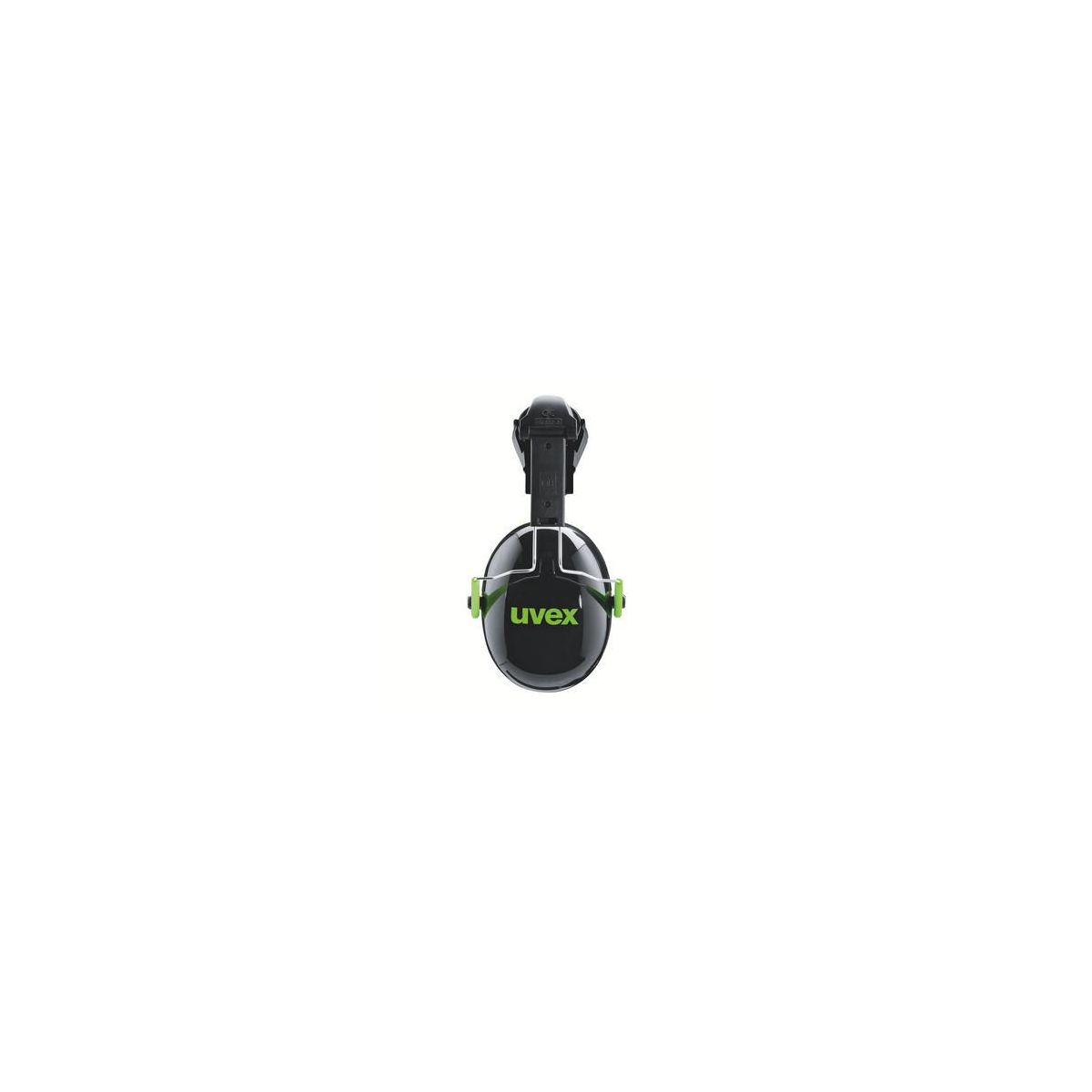 Kapselgehörschutz uvex K1H schwarz/grün SNR 27 dB