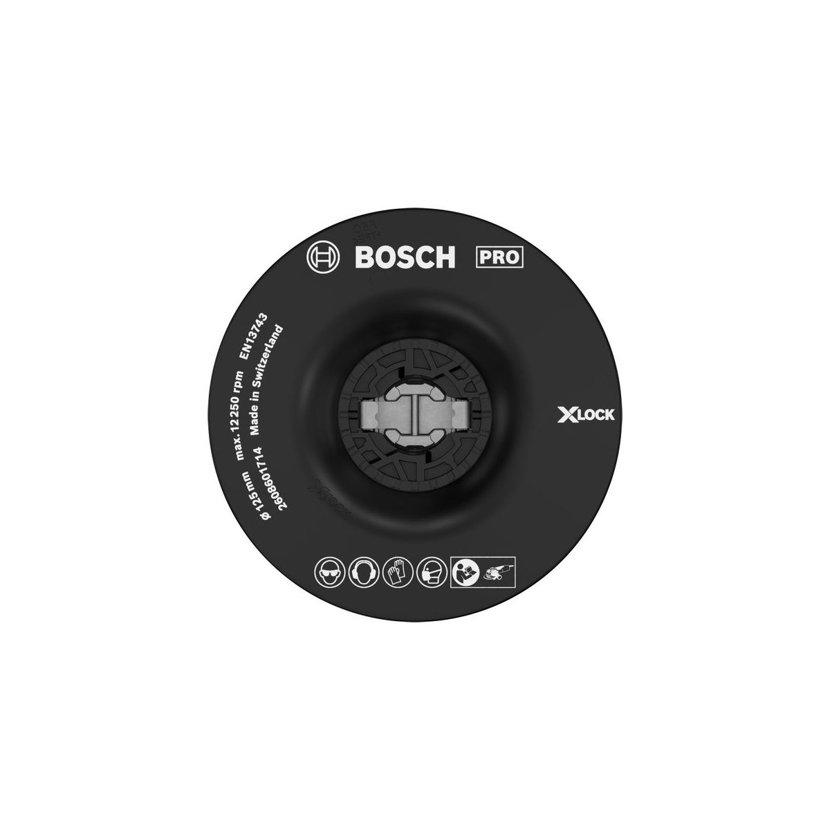 X-LOCK Stützteller, 125 mm, weich