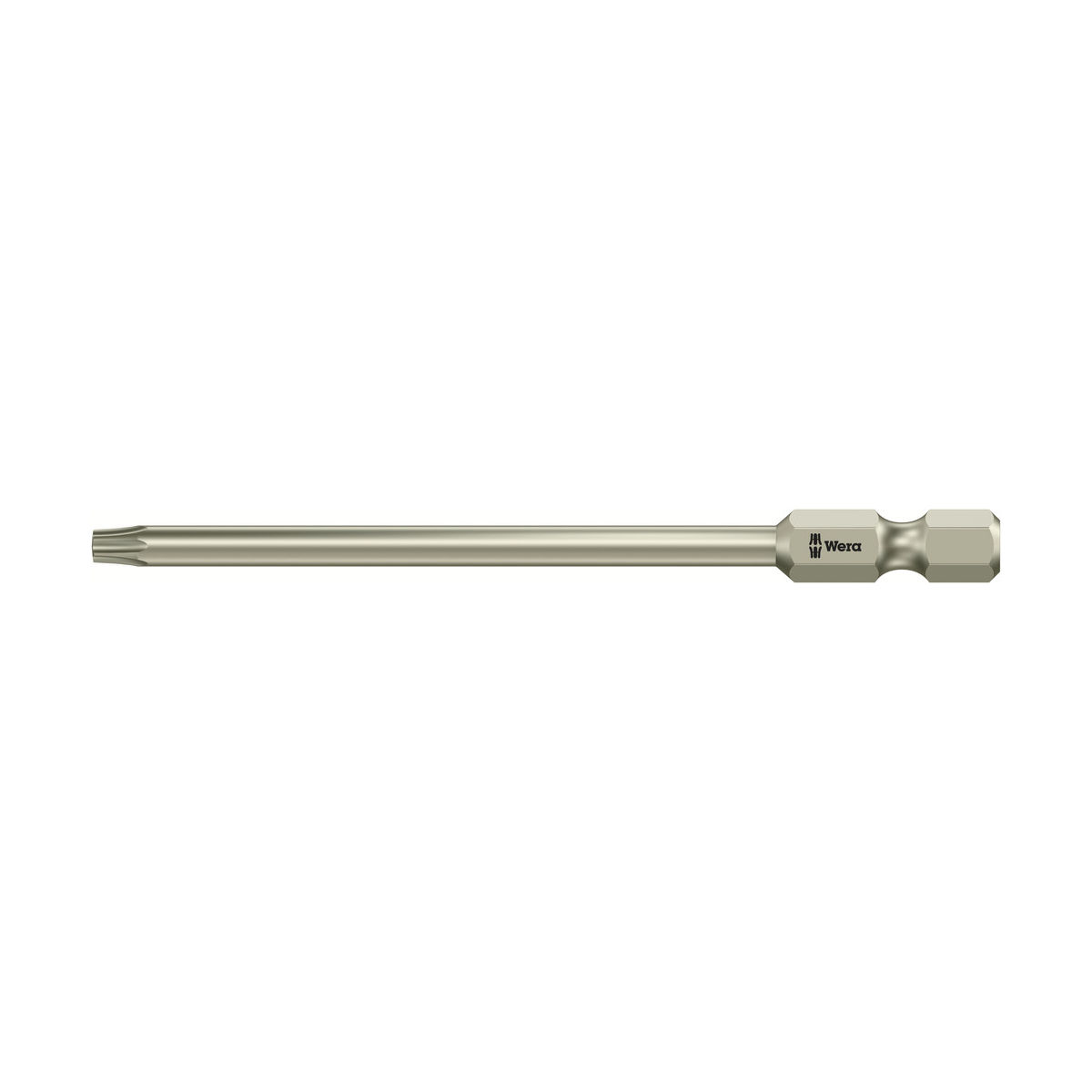 3867/4 TORX® BO Bits mit Bohrung, Edelstahl, TX 15 x 89 mm
