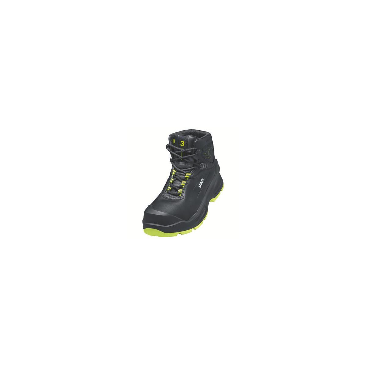 uvex 3 Stiefel S3 schwarz/gelb Weite 12 Größe 52