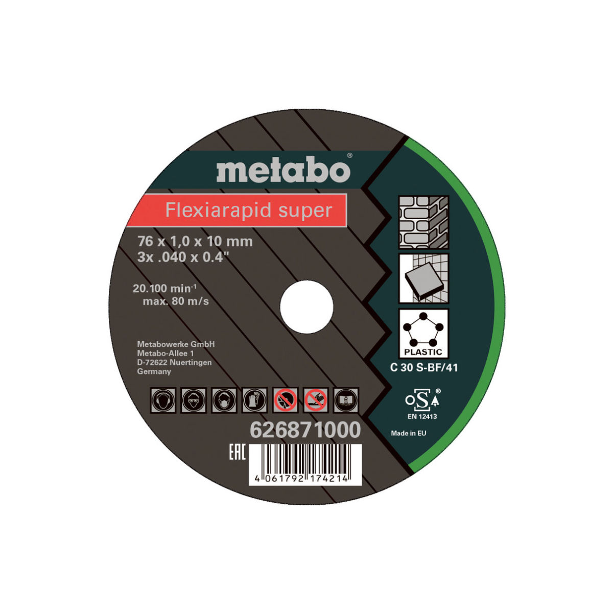 5 Flexiarapid Super 76x1,0x10,0 mm Universal