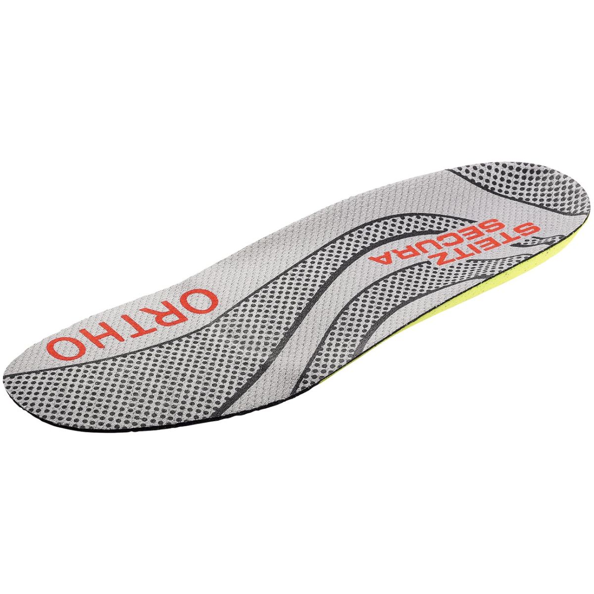 Einlegesohlen grau/gelb Ortho-Soft ESD LOW, EU-Schuhgröße: 44