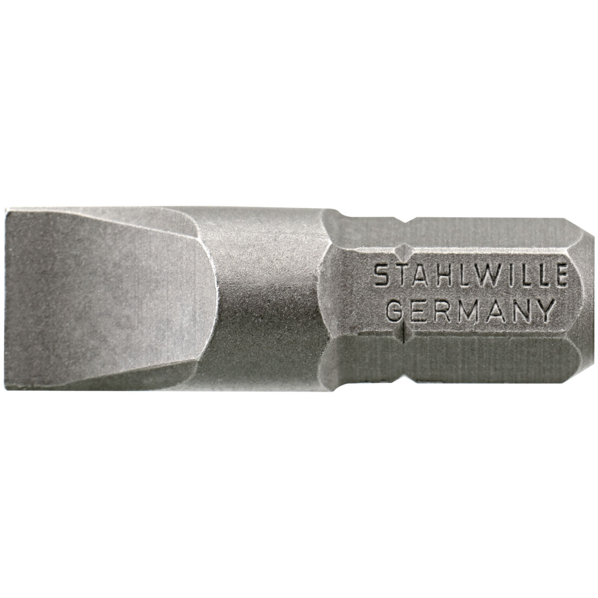 Bit-Schraubendrehereinsatz 0,6 x 3,5mm 6kant C 6,3 L.25mm