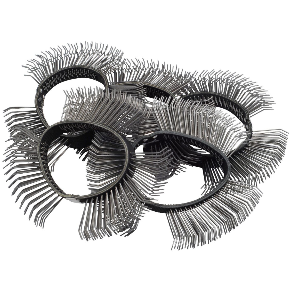 Bürstenband ∙ 11 mm breit ∙ grob ∙ gebogene Spitzen