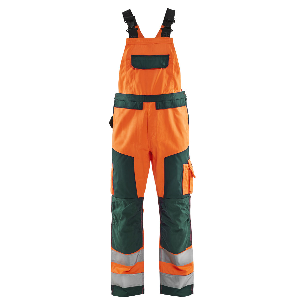 High Vis Latzhose High Vis Orange/Grün C146, high vis orange / grün