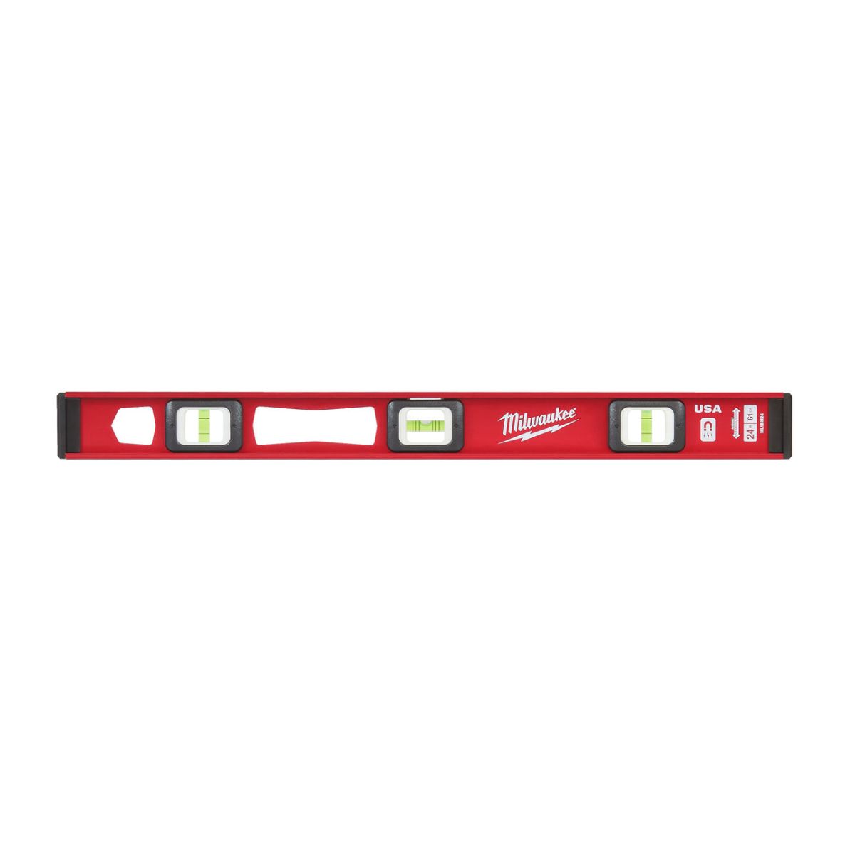 Wasserwaage Doppel-T-Profil 60 cm magnetic