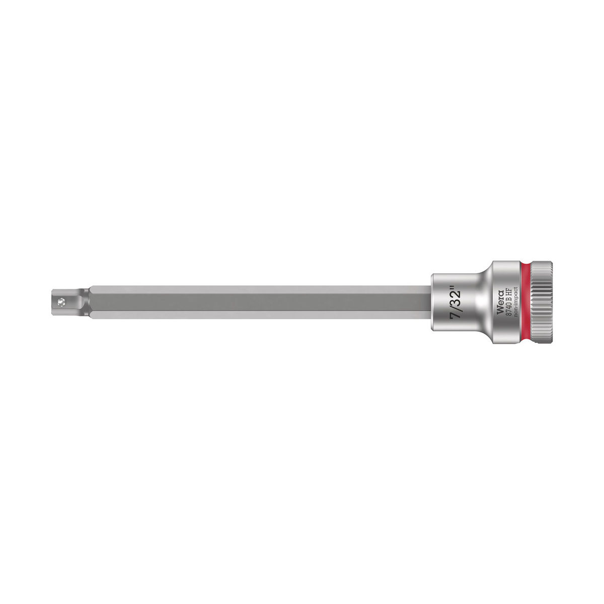 8740 B HF Zyklop Bitnuss mit 3/8″-Antrieb, mit Haltefunktion für Innensechskantschrauben, 7/32″ x 107 mm