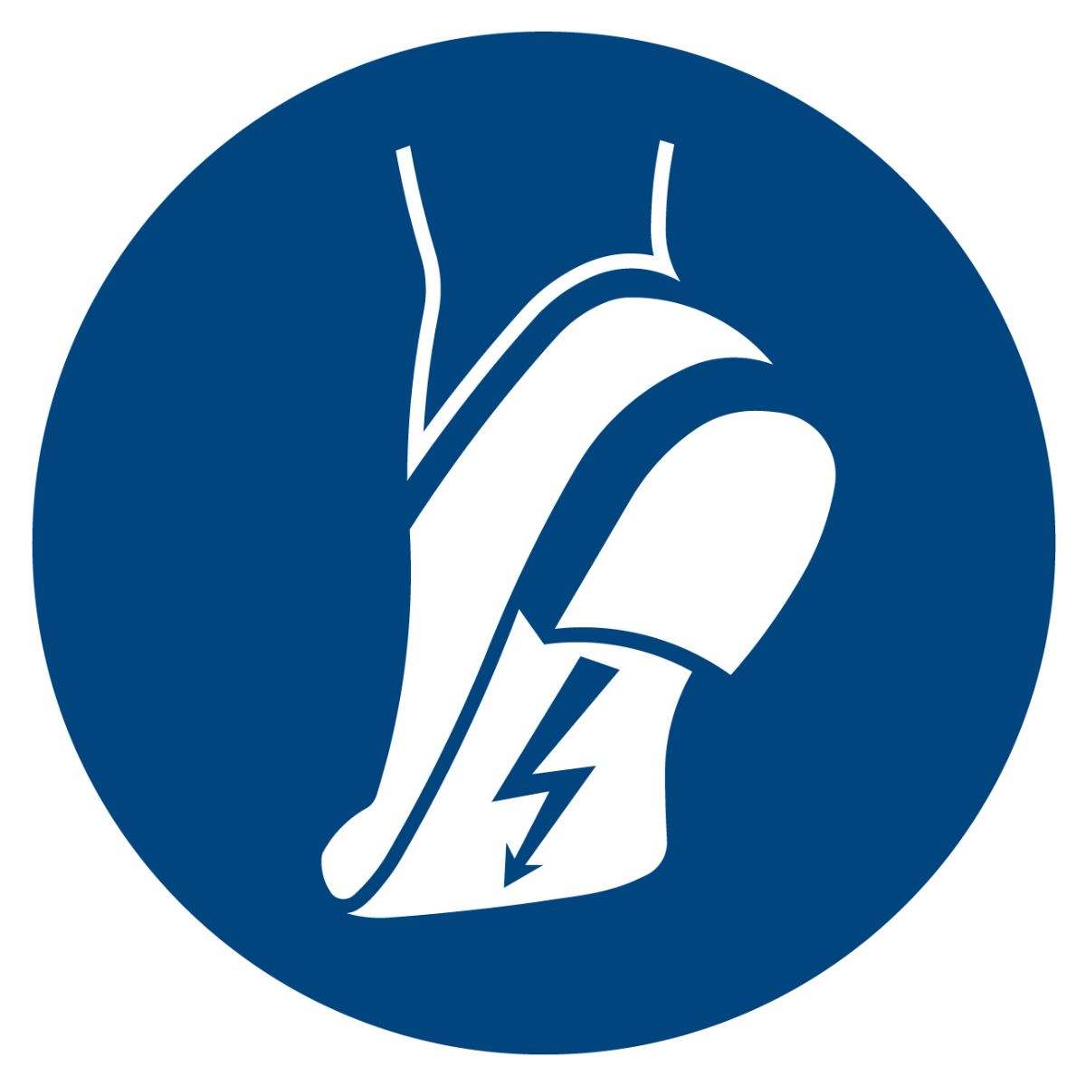 Gebotszeichen Antistatische Schuhe benutzen, Typ: 02200