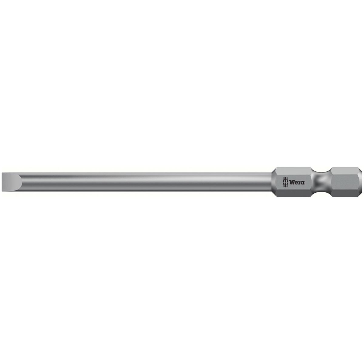 Bit für Schlitz, 1/4 Zoll E 6,3, Schneidenbreite / ganze Länge: 3mm
