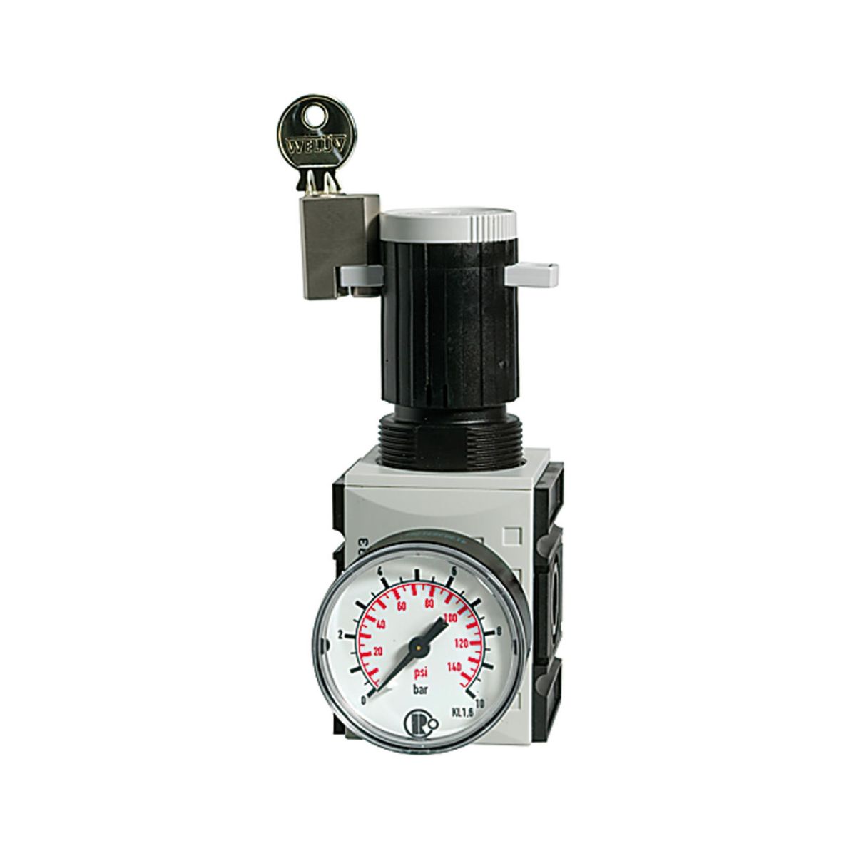 Präzisionsdruckregler, durchgehender Druckversorgung »FUTURA«, BG 2 G 1/2, 0, 5-16 bar