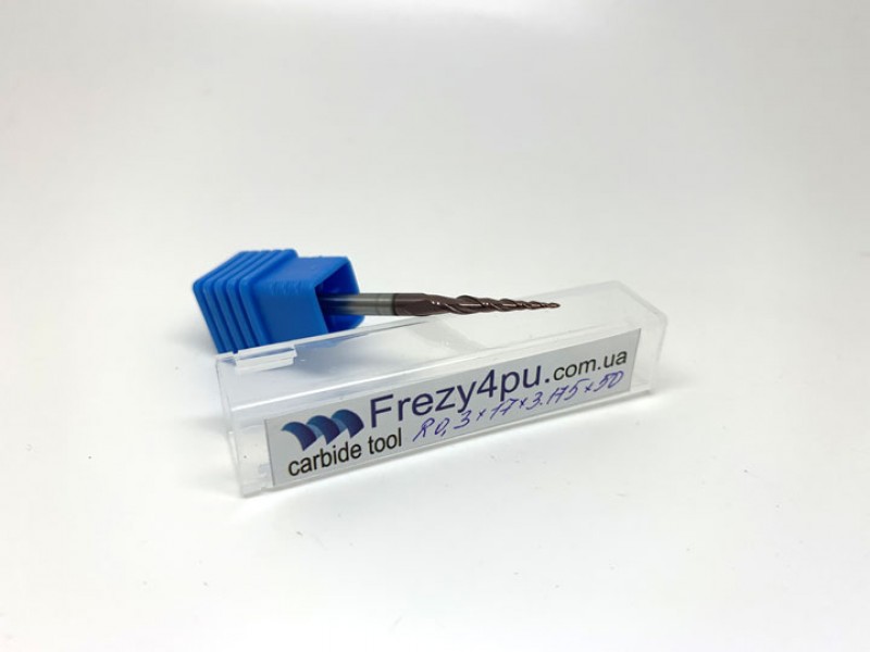 Фреза конусна R0.3 D3.175 L50/17