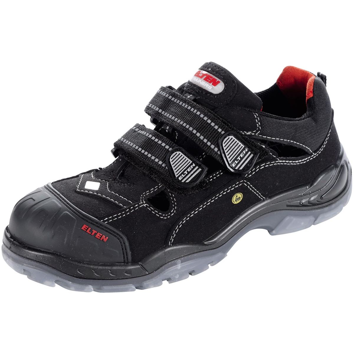 Sandale schwarz/rot SCOTT PRO ESD, S1PS, EU-Schuhgröße: 38